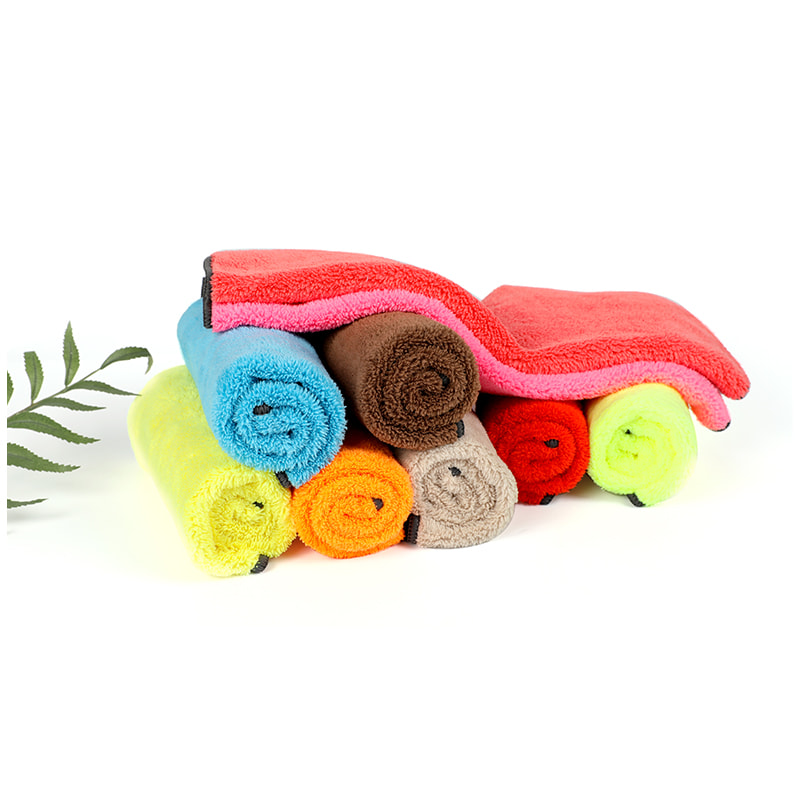 Toalha de carro de lã coral 6PK 350GSM/limpeza de interiores/limpeza de cozinha/toalha de mão