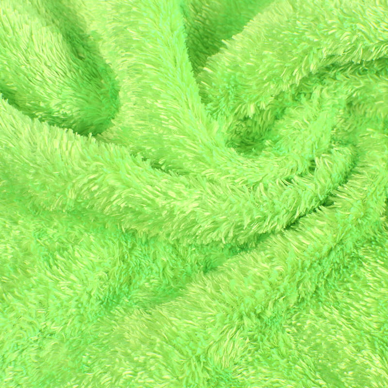 Toalha de prato de lã coral brilhante antibacteriana 9PK